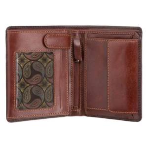 Visconti Atelier Burnish Tan Leather Wallet With RFID Blocking Technology AT62 - Picture 1 of 8