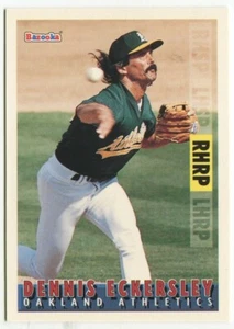 1995 Topps Bazooka #21 Dennis Eckersley Oakland Athletics - Foto 1 di 2