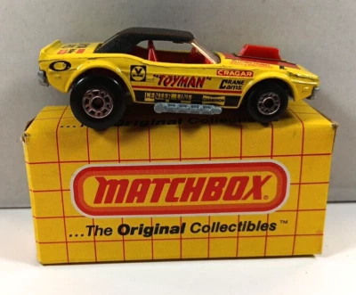 Matchbox International 1 Dodge Challenger in yellow all dot dash wheels mib - Image 1 of 4