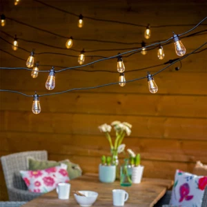 GardenersDream® Outdoor LED Fairy Lights 20 Bulbs 30ft Waterproof Decoration - Picture 1 of 1