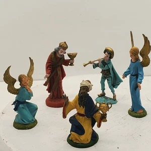 Vintage Nativity Depose Human Angel Figurine Lot - Picture 1 of 11