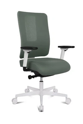Topstar Drehstuhl Bürostuhl Sitness Life 50 weiß/grau-grün NEUWARE
