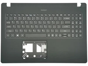 Acer Travelmate P215-52 P215-52G Palmrest Cover Keyboard US International Black - Afbeelding 1 van 2