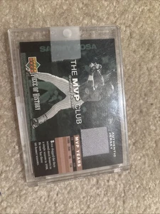 2002 Upper Deck MVP Years #M-SS Sammy Sosa Game Used Jersey Chicago Cubs - Bild 1 von 3