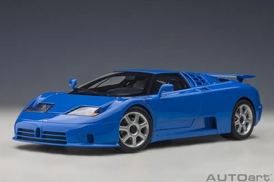 1:18 AUTOART Bugatti Eb110 Ss 1994 French Racing Blue AA70917 Model - Image 1 of 2