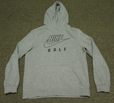 Nike Golf Spellout Logo Club Fleece Grey Hoodie Sweatshirt Boys Youth XL - Image 1 of 4