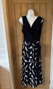 Phase Eight Women's Midi Dress Navy, Blue, White Size 18 - Picture 1 of 7