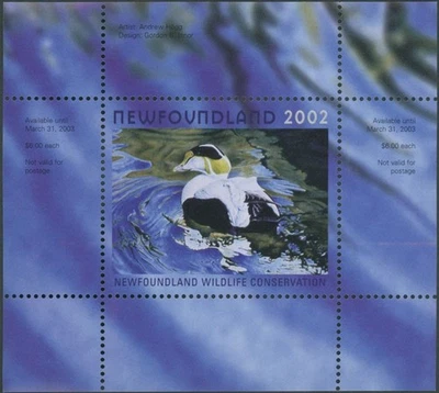 2002 CANADA-NEWFOUNDLAND & LABRADOR. CONSERVATION, COMMON EIDER, VD.#NLW9 - Image 1 of 3