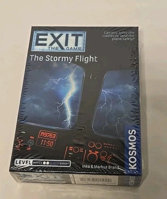 EXIT The Game: The Stormy Flight Escape Game By Kosmos New Sealed - Image 1 of 4