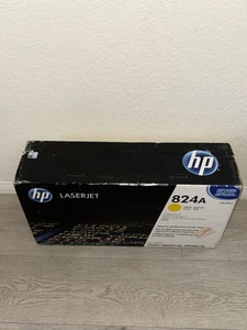 Batterie d'image jaune HP 824A authentique CB386A neuve scellée neuve - Photo 1/3