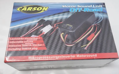 Carson Motor Sound Unit - off-road - Lautstärke einstellbar -Mikroprozessorgeste - Bild 1 von 2