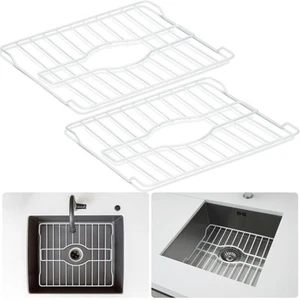 Sink Protectors for Kitchen Sink, 12" x 10" Metal Dish Drying Rack for Sink, ... - Picture 1 of 8