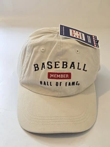 Cappello Berretto Baseball Hall of Fame Member Cooperstown Champion Nuovo con Etichette Strapback - Foto 1 di 9