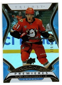 2024-25 Upper Deck #T-18 Olen Zellweger Trilogy Rookie Premiere Level 1 #/999 - Bild 1 von 1