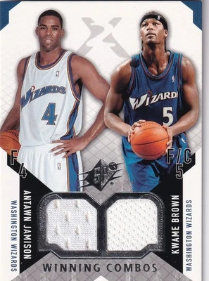 2004-05 SPx Winning Materials Combos #WCAK Antawn Jamison/Kwame Brown - Image 1 of 2
