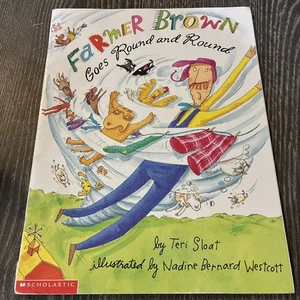 % Farmer Brown Goes Round and Round by Sloat, Teri; Bernard Westcott, Nadine - Foto 1 di 3