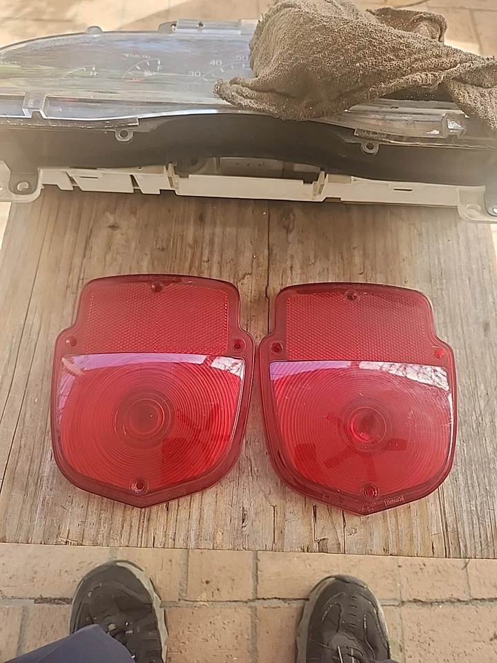 1956 68 Ford F100 Truck Tail Light Lens C1TF 13450 A OEM FACTORY  - Image 1 of 1