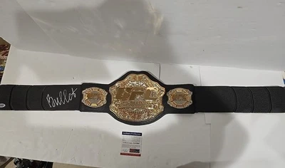  Valentina Shevchenko Bullet Autographed Replica UFC Championship Belt PSA - Image 1 of 4