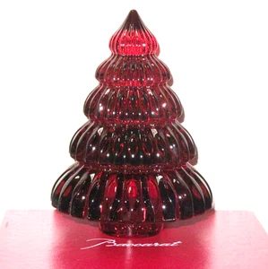 Baccarat Red Crystal Christmas Tree 2023 Limited Edition mit Box geöffnet unbenutzt selten - Bild 1 von 7