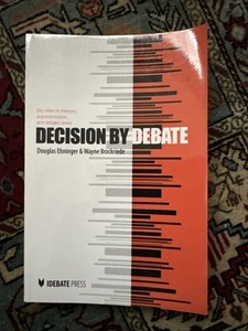 Decision by Debate by Douglas Ehninger and Wayne Brockriede 2008 Paperback - Bild 1 von 5
