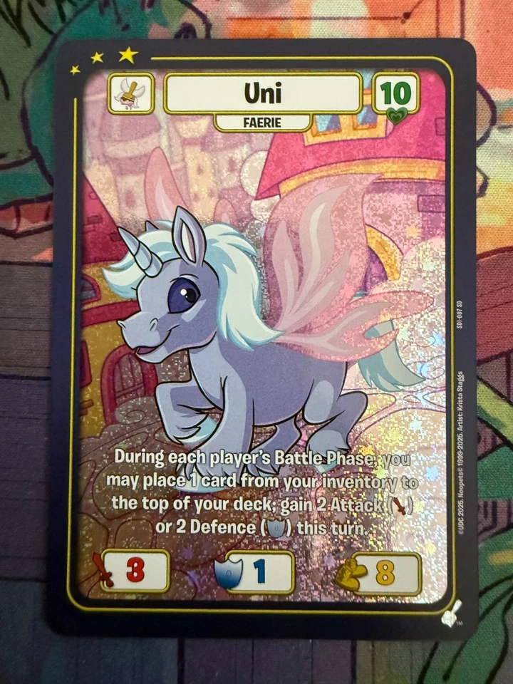 Neopets Battledome TCG Estructura Deck Exclusivo - Faerie Uni Foto 1 de 1