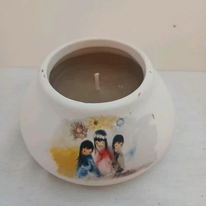 Sandstone Decorators Unique Candle Pot Ted Degrazia Scented Candle 1980's Unused - Picture 1 of 8