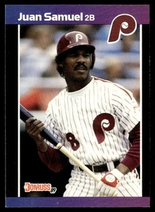 1989 Donruss Juan Samuel Philadelphia Phillies #76 - Picture 1 of 2