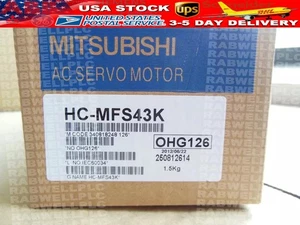 1PC NEW HC-MFS43K Mitsubishi Servo Motor HC-MFS43K In Box Expedited Ship - Picture 1 of 6
