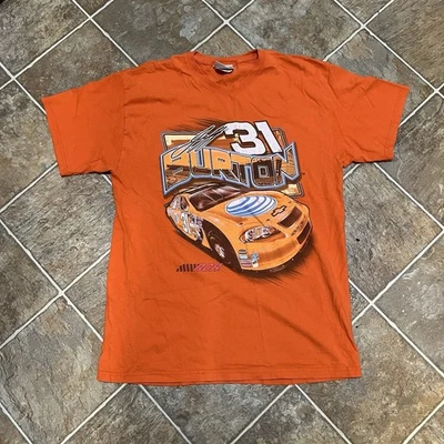 Auténtico Jeff Burton 31 Naranja NASCAR Racing Grande Raro Chase De Colección Foto 1 de 4
