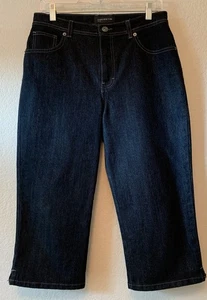 Jones New York Gr. 8 Dark Denim Capri Hose - Top Zustand - Bild 1 von 8