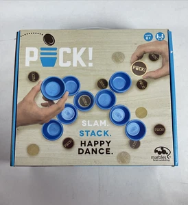 PUCK! Slam, Stack and Happy Dance Game Skill Pogs/Pong-Style Action - Picture 1 of 8