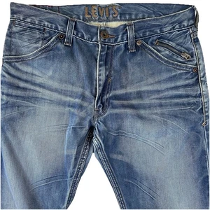 Levi’s 514 Slim Straight Men 36X32 Grunge Whiskered Zipper Pocket Y2K Faded Rare - Picture 1 of 14