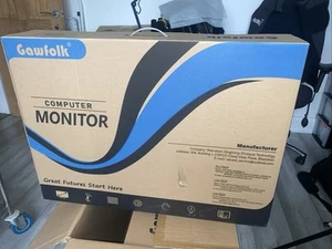 Gawfolk Computer /Games Monitor 27", Black New - Picture 1 of 5