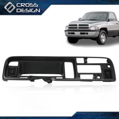 Cuadro de instrumentos tablero de instrumentos bisel negro apto para Dodge Ram 1500 1994-1997 Foto 1 de 4