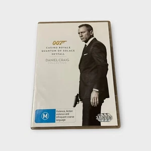 007 Casino Royale Quantum of Solace Skyfall Daniel Craig Collection Region 4 - Picture 1 of 7