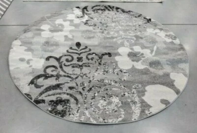 Alfombra mancha trasera redonda PLATA/MARFIL 8' X 8', precio reducido 1172706032 ADR114B-8R Foto 1 de 4