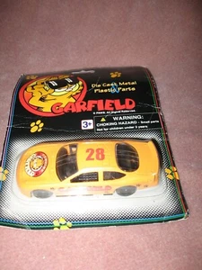 Coche de metal fundido a presión vintage Garfield Cat en paquete patas de rueda dorada - Imagen 1 de 6