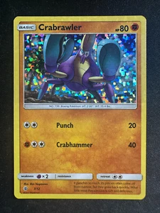 Pokemon TCG 7/12 Crawbrawler McDonalds Promo Holo LP - Picture 1 of 2
