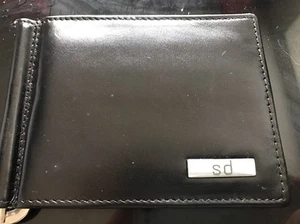 Sd Black Leather Men's Wallet - Picture 1 of 4