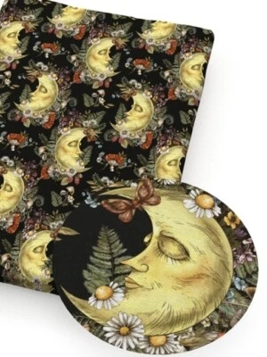 LUNA WICCAN FLOR SÁBANA IMITACIÓN CUERO 8" X 12" 1262729 Celetial TEXTURA LISA Foto 1 de 2