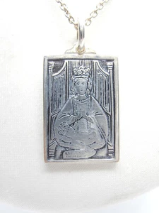 Madonna dei Miracoli di Carnago : Medaglia e Catenina in Argento 925 - Ciondolo - Imagen 1 de 7
