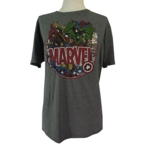 Marvel Comics Shirt adult men's XL extra large grey short sleeve New with tag - Picture 1 of 10