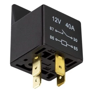 Relé de alimentación de CC 40A 12V 4 pines tipo de montaje de panel de repuesto automotriz - Imagen 1 de 4