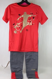 RBX 2-teiliges Set für Jungen / Größe 12 / Activewear Set / Rot & Grau / Logo - Bild 1 von 4