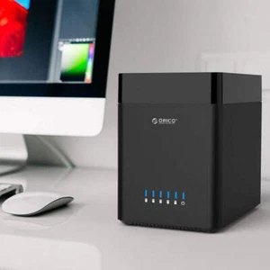 Boîtier de disque dur USB 3.0 ORICO DS500U3 3,5 pouces 5 baies type magnétique avec Blu - Photo 1/13