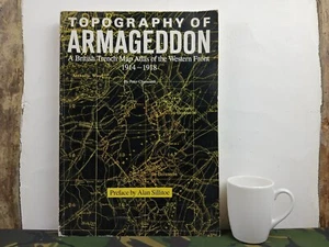LARGE WW1 TRENCH MAP BOOK entitled "TOPOGRAPHY OF ARMAGEDDON" (200 PAGES). - Picture 1 of 7