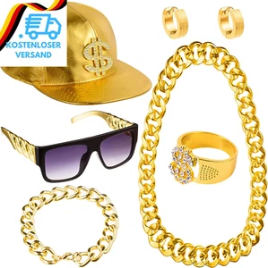 Peirich 80Er Jahre 90Er Jahre Kostüme Outfit Für Männer Frauen, Hip Hop Kostüm K - Bild 1 von 12