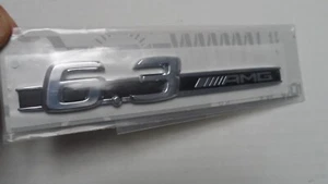 Placa emblema guardabarros para Mercedes Benz A 0008170514 (6,3 AMG) se adapta a izquierda o derecha - Imagen 1 de 3