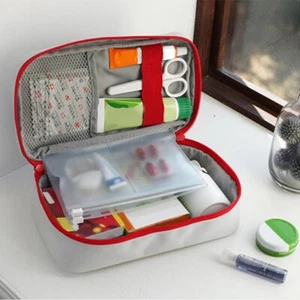 Empty First Aid Kit Bag Medical Box Emergency Medicine StorageBag Travel Camping - Picture 1 of 13