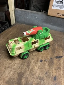 VTG 1988 Mattel Food Fighters Combat Carton Ketchup Vehicle Egg Carton W Missile - Picture 1 of 13